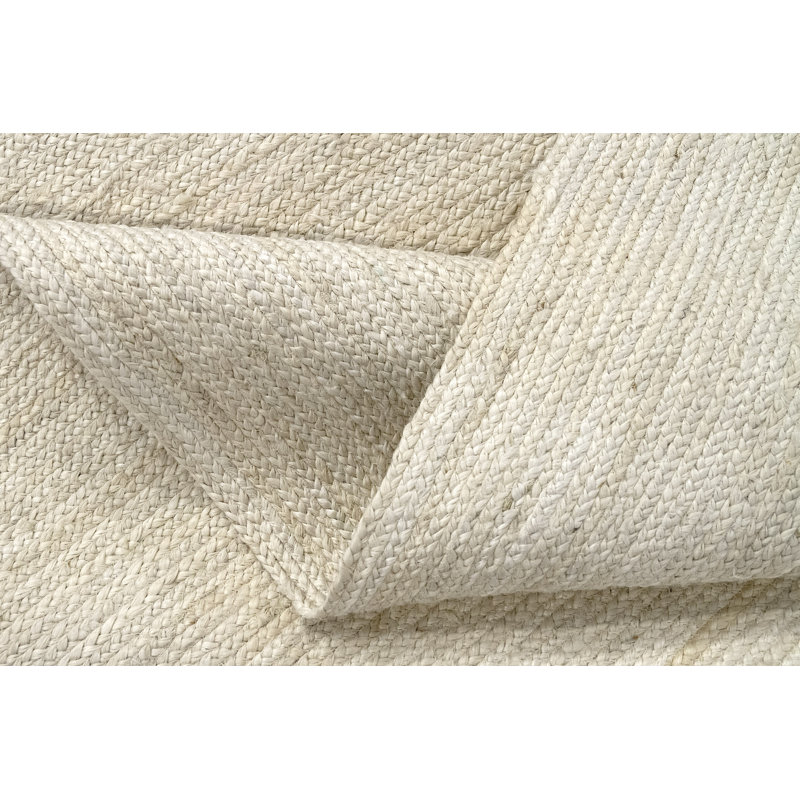 Bay Isle Home Gattis Hand Braided White Rug & Reviews Wayfair.co.uk